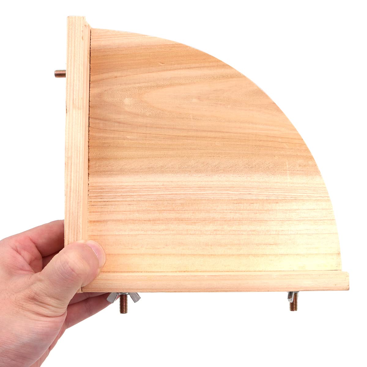 Shiwaki Bird Platform Perch Stand,Natural Wood springboard,bird Paw Grinding Stand for Pet parrot hamster Cage triangle Accessories Stand Exercise