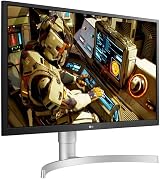 LG 27UL550P 27 Inch 4K UHD IPS LED Monitor Silver view 4
