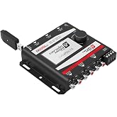 Cerwin Vega 6-Channel Car Digital Signal Processor with LCD Display, Bluetooth Dongle, Adjustable Crossover, Bass Knob and Precision EQ for Supreme Sound Quality CVDSP66LCD