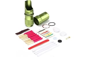 Waterproof EDC Keychain Capsule Tube, Small Outdoor Survival Storage Seal Bottle Matches Case Dry Box Pill Fob Container Emer