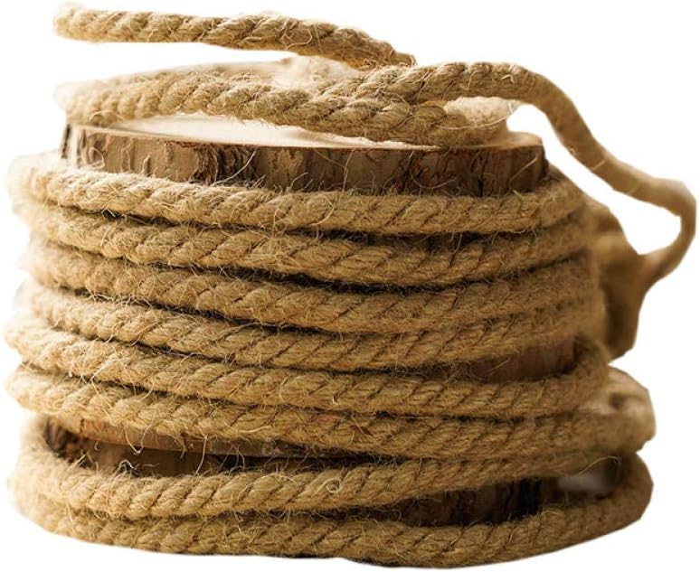 CCCDB Horticultural Twine String Line Jute Rope for Craft Rope natural ropehemp rope (10mm 10m)*5