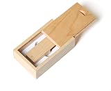 RXFSP Personalised Engraved Solid Wooden USB Flash Drive Gift 16GB Maple view 7