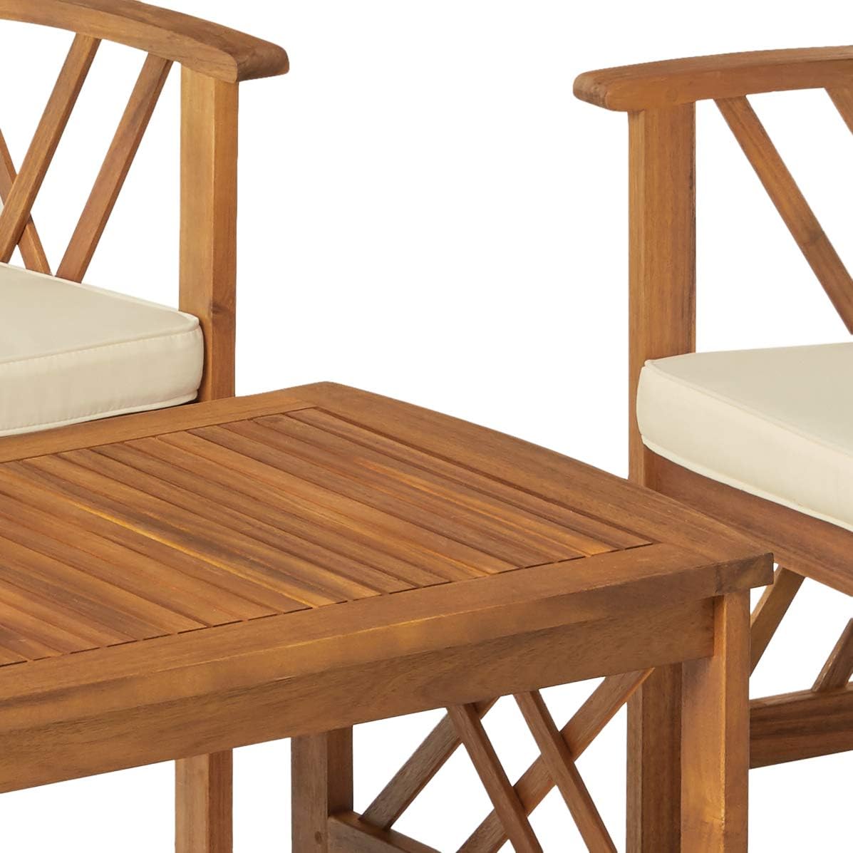 Safavieh 4-Piece Outdoor Collection Fontana Patio Set: Kitchen & Dining