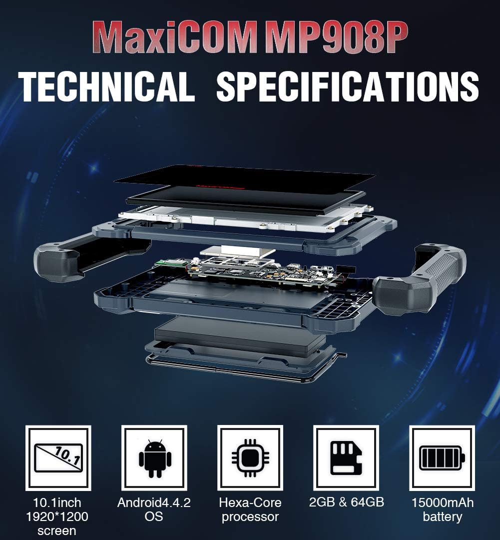Autel MaxiCOM MK908 Pro II OBD2 Scanner: 2026 New Ver. of MaxiSYS MS908S Pro MK908P Elite with Top Hardware - Image 4