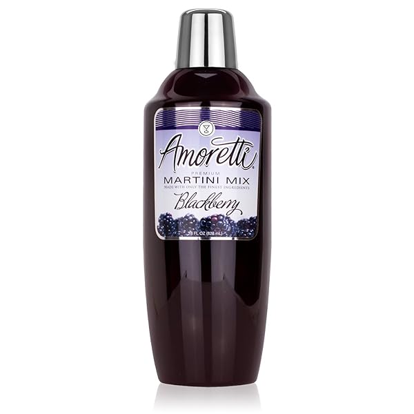 AMORETTI PREMIUM MARTINI COCKTAIL MIX, BLACKBERRY, 28 OUNCE