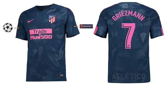 Trikot Herren Atletico Madrid 2017-2018 Third UCL - Griezmann 7