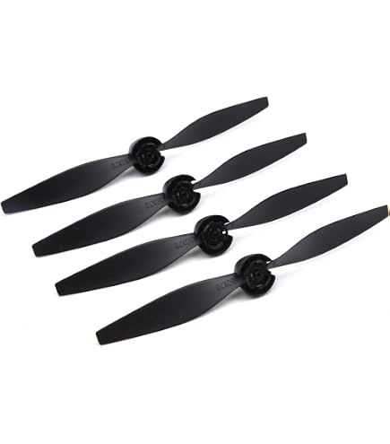 Motorpropeller Set A+B (weiß) – 4 Stück, Passend Für VOLANTEX RC Flugzeug 762-2 Sport Cub 400 / 762-3 Mustang