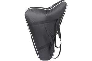 Milisten Thickened Lyre Harp Bag Portable Instrument Storage Pouch with Handle Stylish Protective Carry Case