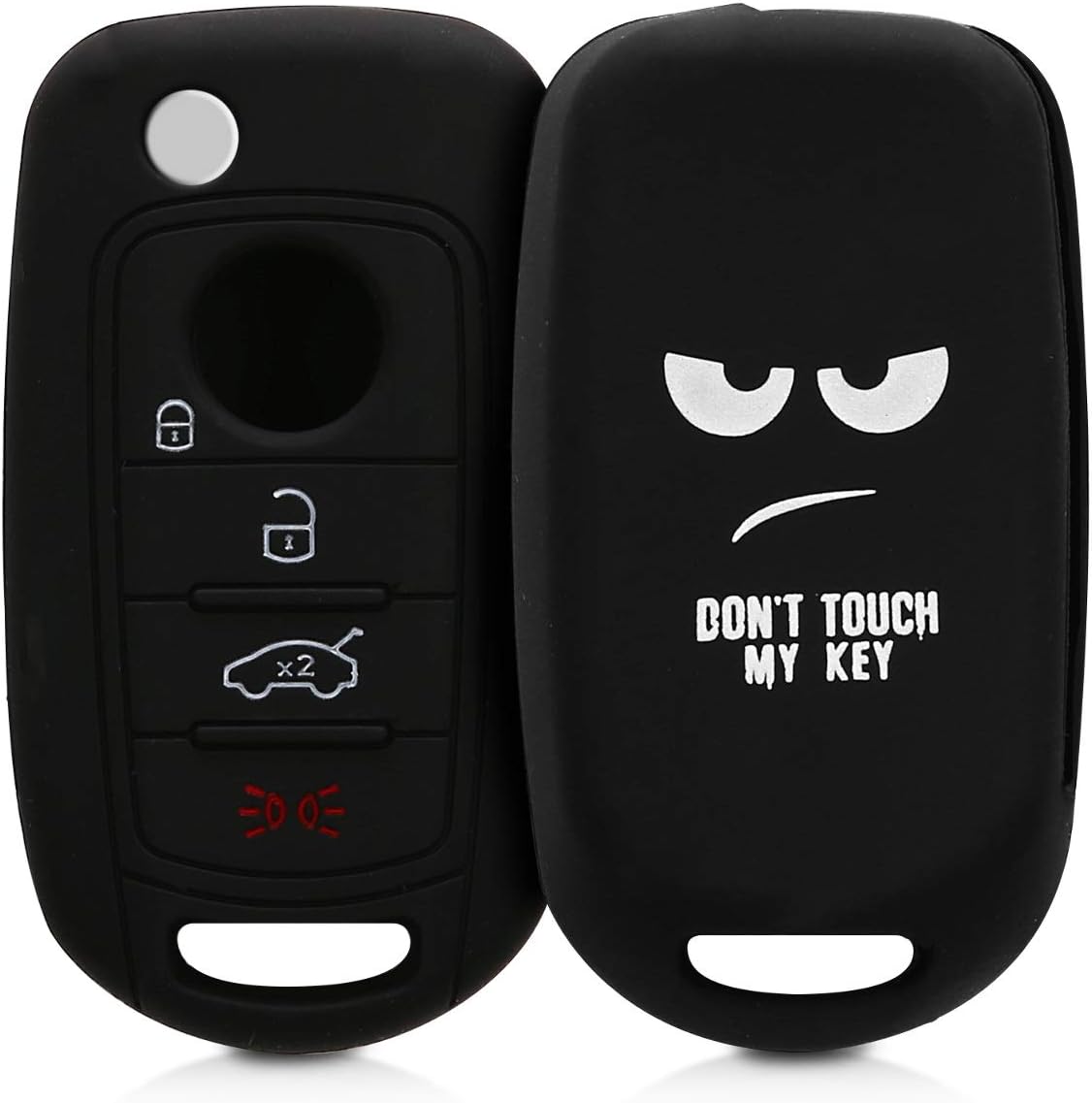 Coque Silicone Clé Voiture Mercedes Benz 2-3 Boutons - Protection Souple Noire Kwmobile