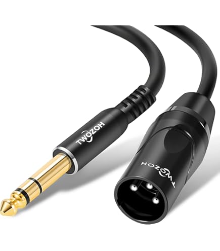 Adattatore Audio Mono 6,35 Mm Maschio - RCA Femmina
