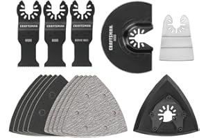 CRAFTSMAN General Purpose Oscillating Tool Set with Case, 16 Pcs (CMAO516)