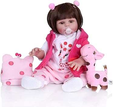 Amazon Co Jp 48cm新生児人形ローズレッドドレスの赤ちゃん女の子全身ソフトシリコンリアルな赤ちゃんリアルな赤ちゃん女の子のおもちゃ クリスマスギフト スポーツ アウトドア