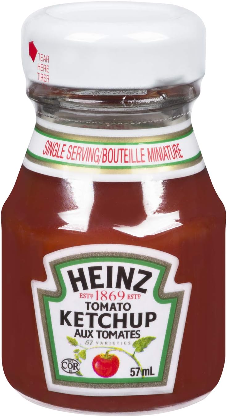 Heinz Tomato Ketchup 57ml Mini Bottles 60 Count Amazon Ca Grocery