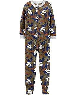 carter's big boy footed pajamas