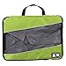 BAGSMART Travel Packing Cube (Small-Large 3 Piece) for Carry-on Travel Accessories, Suitcase and Backpacking (Double Compartment, Green)