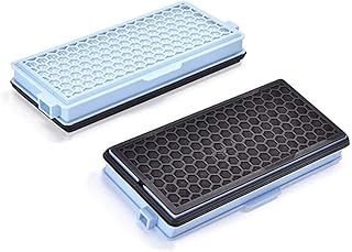 2x CleanMonster HEPA Filter komp. zu Miele SF-HA 50 Staubsaugerfilter mit Aktivkohle gegen Gerüche + 5 Motorfilter für S8000 S6000 S5000 S4000 Serien Complete C2 C3 Compact C1 C2 S8340 S6240 S5211
