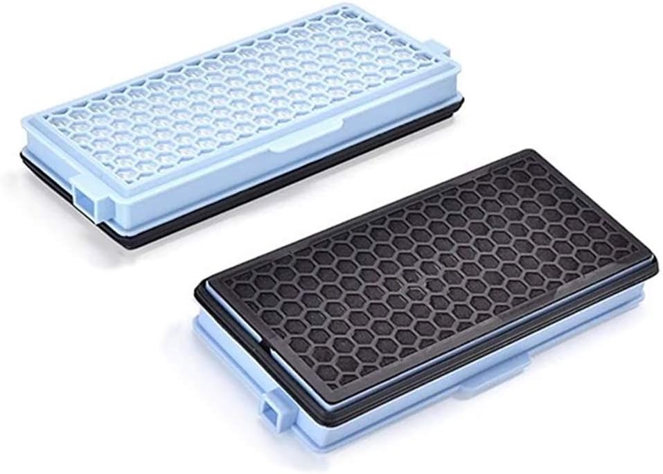 2x CleanMonster HEPA Filter komp. zu Miele SF-HA 50 Staubsaugerfilter mit Aktivkohle gegen Gerüche + 5 Motorfilter für S8000 S6000 S5000 S4000 Serien Complete C2 C3 Compact C1 C2 S8340 S6240 S5211