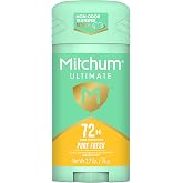 Mitchum Women 72H Protection Antiperspirant Deodorant, Pure Fresh, 2.7 oz | Antiperspirant deodorant for women with up to 72hr odor protection. Invisible solid. Pure Fresh scent.