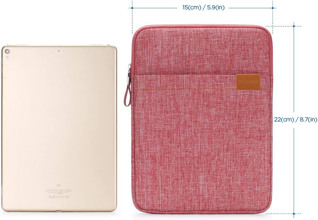 NIDOO 8 Inch Water-Resistant Laptop Sleeve Case Protective Bag Portable Carring for 7.9" iPad mini 4 5/8" iPad mini 6/8" Tab M8 3th Gen / 8.7" Galaxy Tab A7 Lite / 8" MatePad T 8 Kids Edition - Image 4