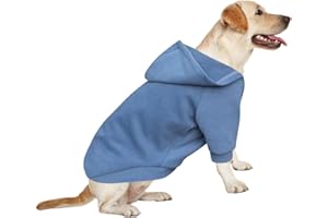 HuaLiSiJi Dog Hoodie Large Dog Sweatshirt Large Pet Wear Hoodie Dog Comfy Hoodie, Warm and Lightweight, with a Soft Texture, Easy to Wear and Bright Colors (Haze Blue, XXXXX-Large)