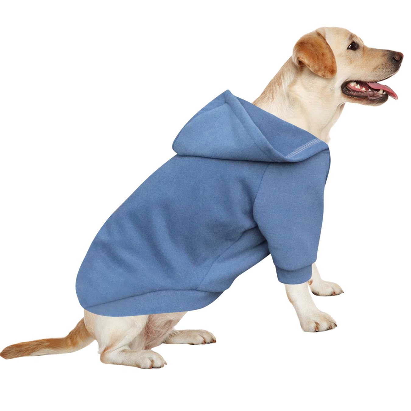 HuaLiSiJi Dog Hoodie Dog Sweatshirt Warm and Lightweight, With a Soft Texture, Elasticity Easy to Wear and Bright Colors (‎Haze Blue, 5XL)