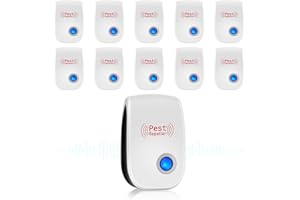 WYEWYE Ultrasonic Pest Repeller 10 Pack,Electronic Pest Repellent Plug in,Mosquito Repellent Indoor,Mice Mosquito Cockroach Repellent,Efficient Pest Control to Repel Bugs,Fleas in Home,School,Warehouse