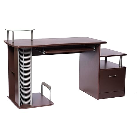 Espresso Techni Mobili Complete Computer Workstation Desk With