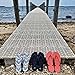 Showaflops Womens' Antimicrobial Shower & Water Sandals for Pool, Beach, Dorm and Gym - Southwest Spring 7/8