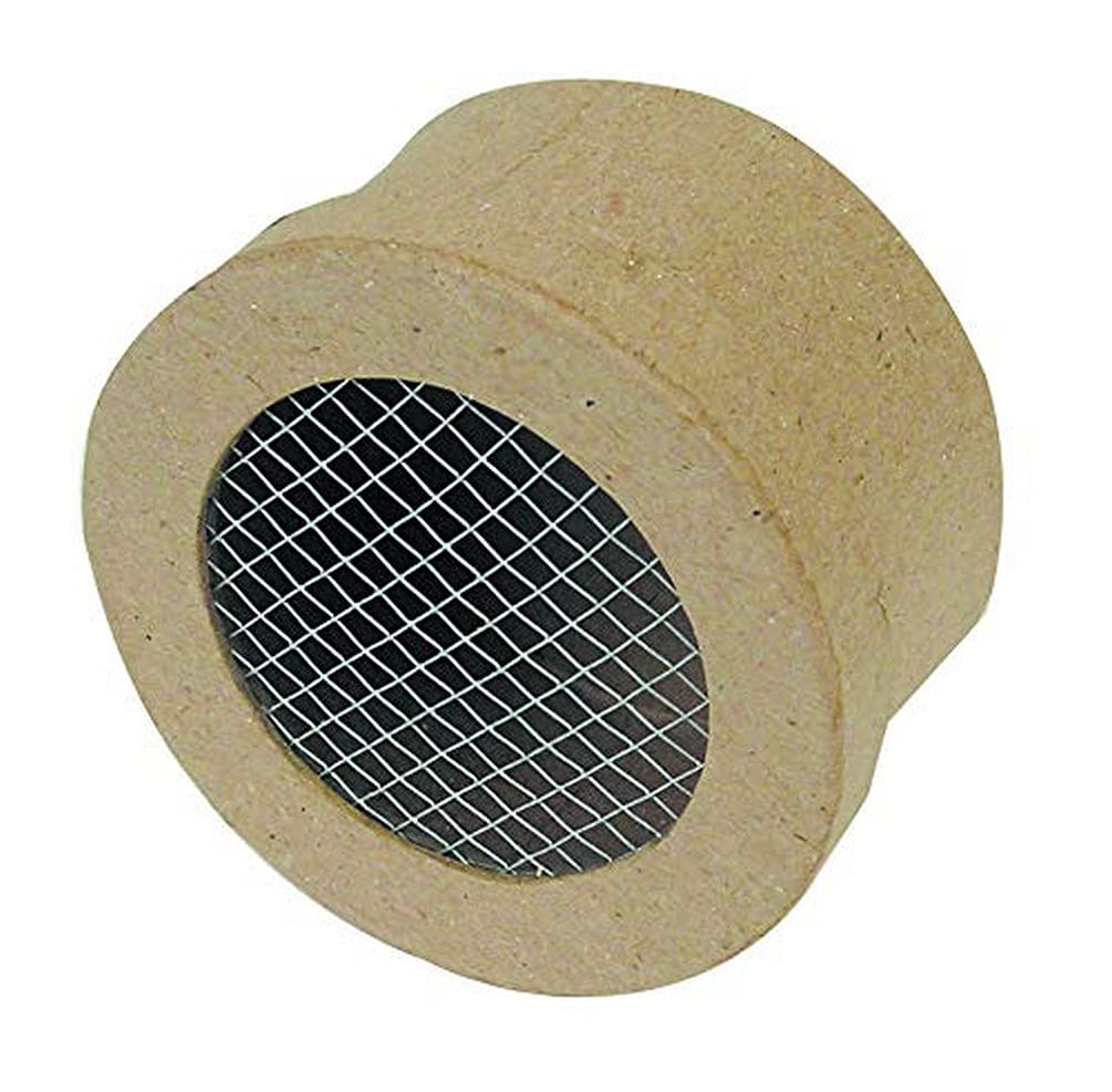 Décopatch - Ref BT064C - Mini Round Mesh Box - Papier Maché Object to Decorate - 7 x 7 x 4cm - Decorate with Décopatch Papers & PaperPatch Glue, Glitter, Paints