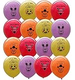 16 Count Five Nights At Freddy's Latex Balloons Size 12