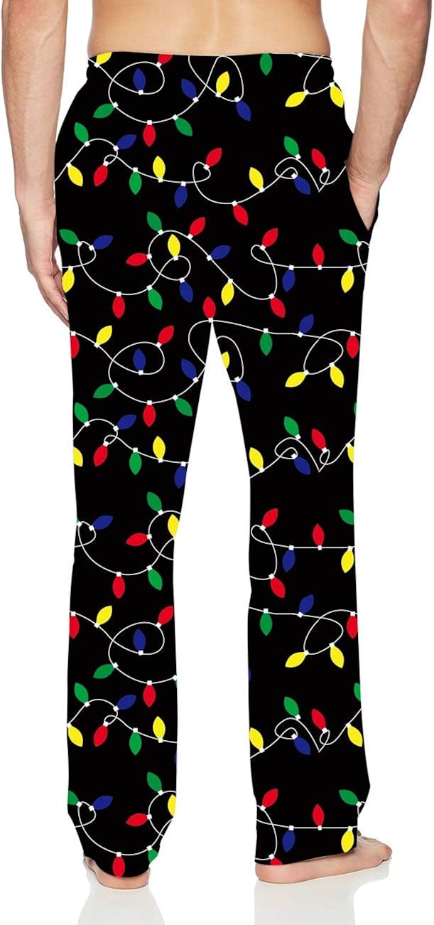 Christmas Light Pajama Bottoms Hot Sale 