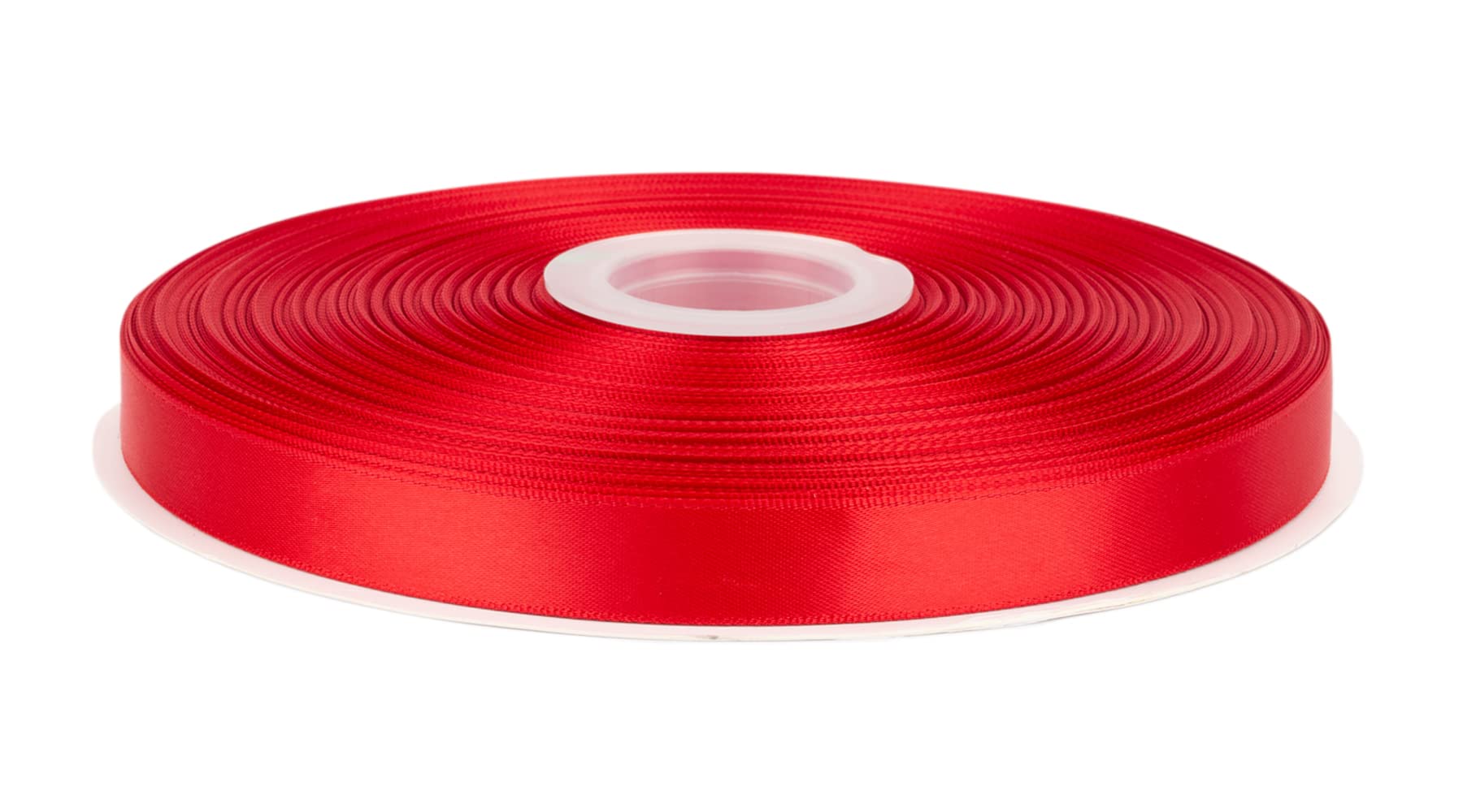 Fondersy 91 Meters Red Double Faced Satin Ribbon - 16mm Width for Wedding, Gift Wrapping, Floral Arrangement and Crafts