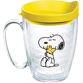 Tervis Peanuts Best Buddies Collection Snoopy Woodstock House Made in USA Double Walled Insulated Tumbler Travel Cup Keeps Drinks Cold & Hot, 16oz Mug, Felt