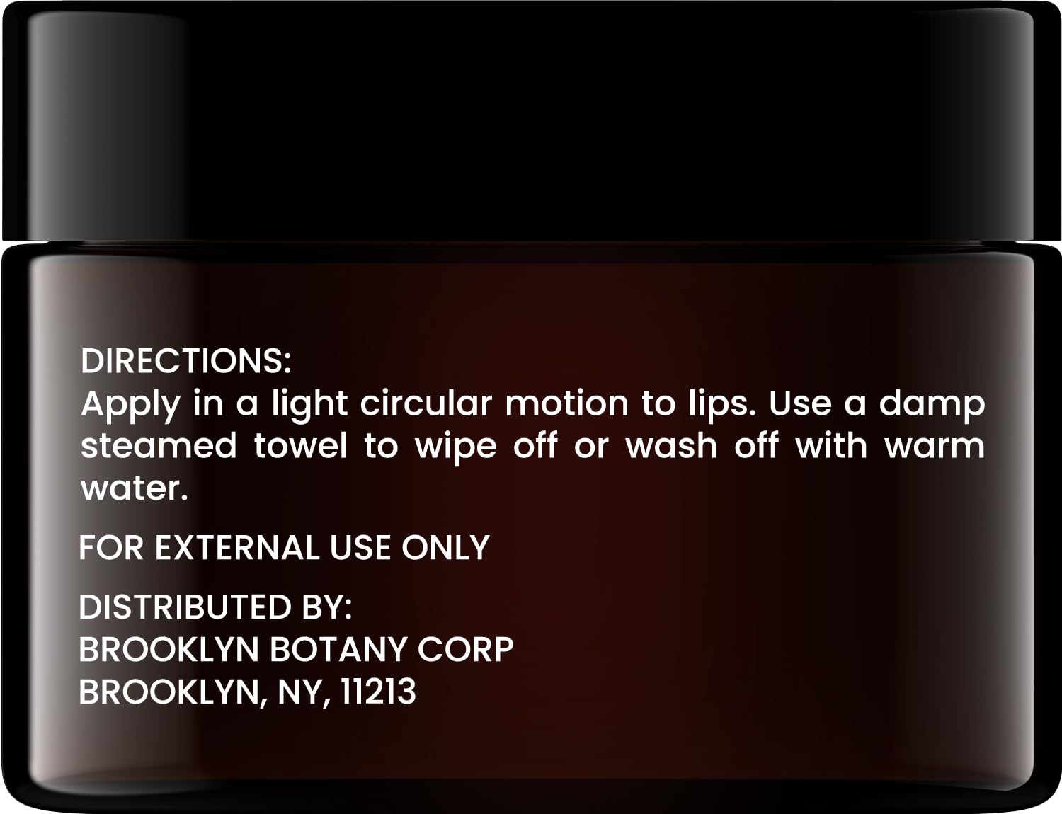 Brooklyn Botany Lip Scrub Exfoliator 1 oz – Lip Moisturizer for Dry Lips and Chapped Lips – Gentle Lip Exfoliator for Smooth and Brighter Lips – Coconut Flavor