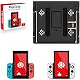 ASTONEY Switch Portrait Mode Flip Grip Handheld for Nintendo Switch OLED, Vertical Mode Orientation Works with Joy-con Grips Stand