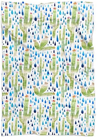 Cactus Print Baby Blanket