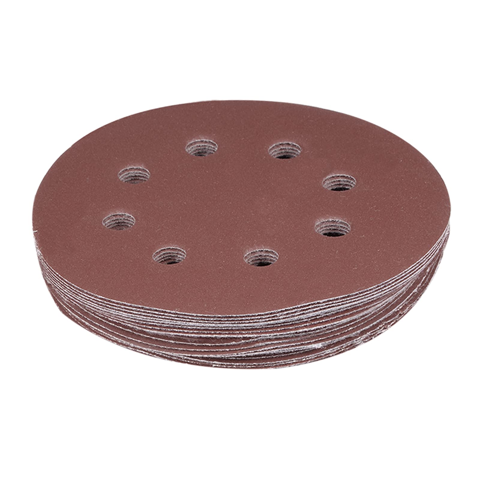 Kozelo 10 Pcs Sanding Discs Hook and Loop Backing - [5 Inch x 400 Grits] Aluminum Oxide Sandpapers for Orbital Sander Round Sanding Papers, 8 Holes