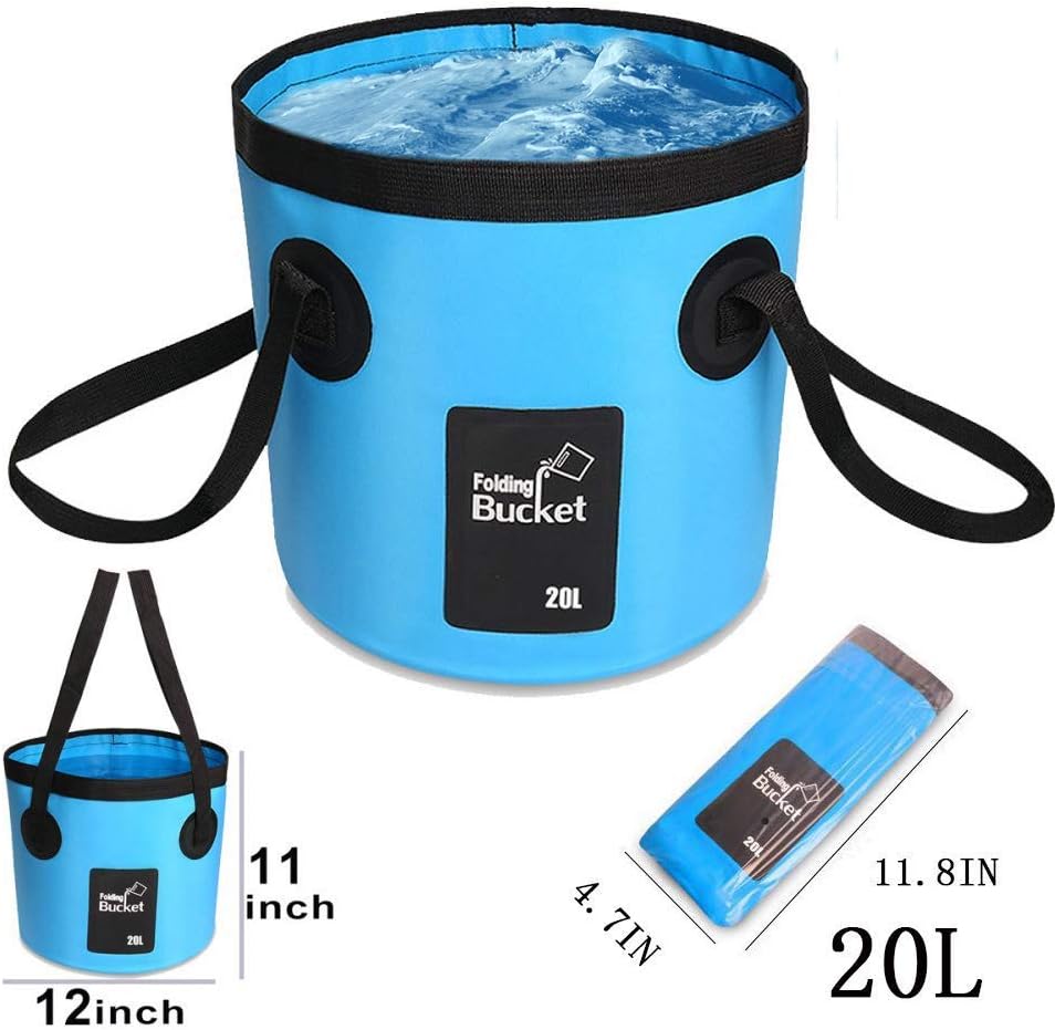 Grillen FRFJY Falteimer tragbare Faltbare Eimer Wasserträger