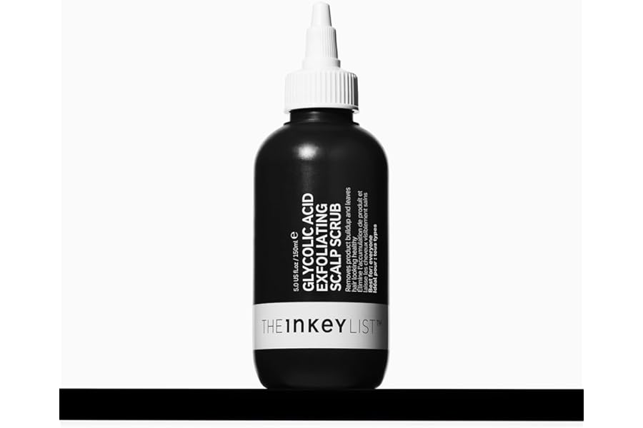 The INKEY List Glycolic Acid Exfoliating Scalp Scrub, Scalp Exfoliant Helps Remove Product Build Up and Boost Healthy Hair Growth for Healthy-Looking Hair, 5.07 fl oz