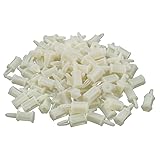 uxcell 100 Pcs Flame Retardant Nylon Screw Mount