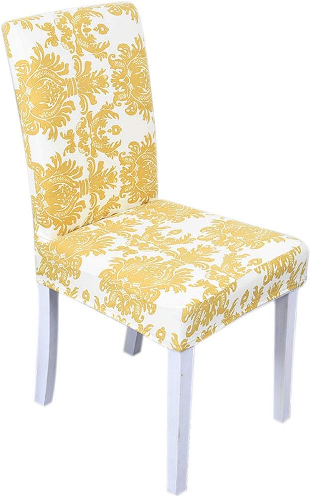 Nunbee Floral Printing Removable Chair Cover Stretch Elastic Slipcovers For Restaurant Weddings Banquet Hotel Chair Covering Home Decoration，Style 1