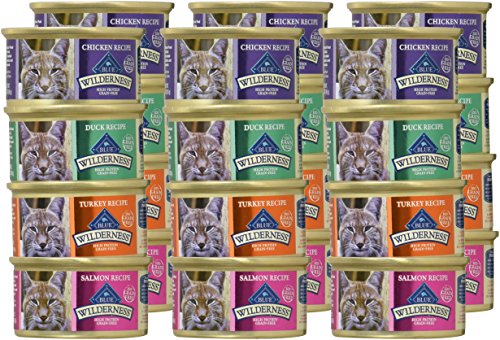 Blue Buffalo Wilderness Grain-Free Variety Pack Canned Cat Food, 24 x 3 oz - //medicalbooks.filipinodoctors.org