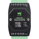 Waveshare Industrial 8-Ch Analog Acquisition Module, 12-Bit High-Precision, Supports Voltage and Current Acquisition, DC 7~36V Wide Voltage Power Supply, 8-ch Voltage Mode, 0~10V