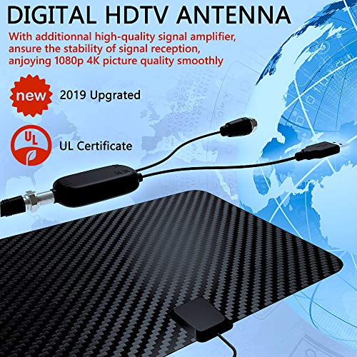 [Latest 2020] HDTV Digital Antenna 4K 1080p - 120 Mile Range, UHF & VHF Reception, ICPCB Chip, Signa - //coolthings.us