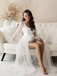 Womens Tulle Maternity Dress for Photoshoot Pearl