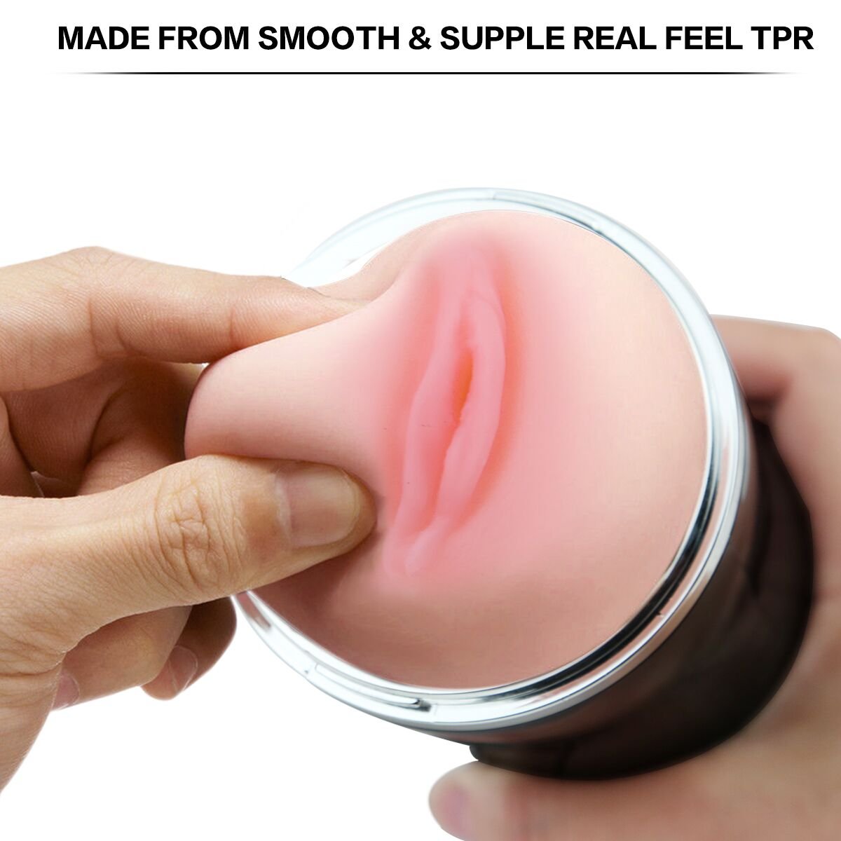 Vibrating Male Masturbator Cup Masturbation Toys with Powerful Vibration for Intense Stimulation, PALOQUETH Realistic Male Sleeve Stroker with Innovative Squeezable Panels for Customized Play - Image 3