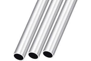 METALLIXITY 6063 Aluminum Tube (14mm OD x 12mm ID x 300mm L) 3Pcs, Aluminum Round Tubing - for Home Furnishing, Machinery, DIY Handicraft