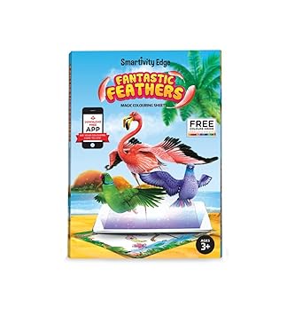 Smartivity Edge Fantastic Feathers Augmented Reality Colouring Sheets
