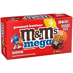 M&M'S Peanut Butter Chocolate Candy, Full Size 2.83