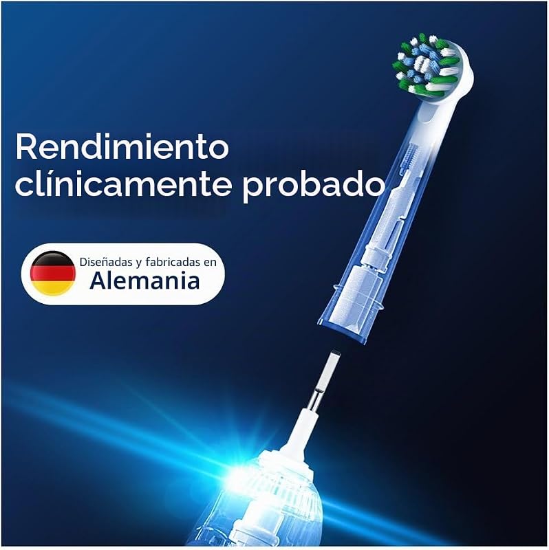 Escova de dentes elétrica Pro Cross Action em pack de 8